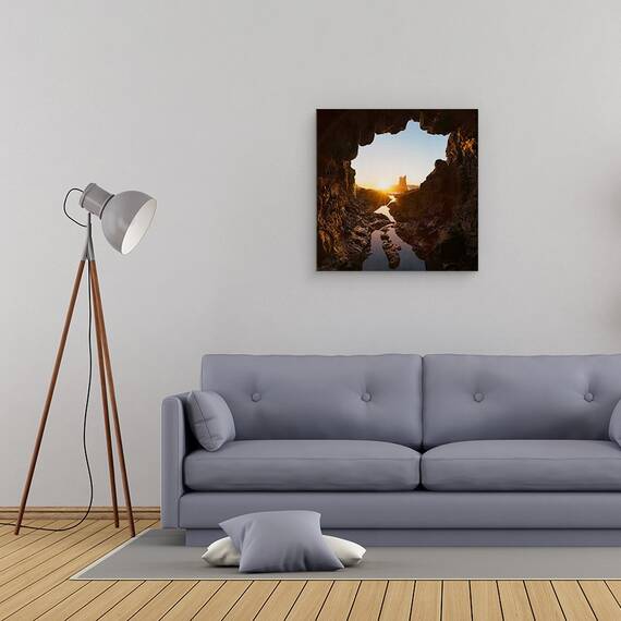 Tablou Canvas - Stanca Si Pestera, Marime: 60 x 60 cm - 2- Roveli