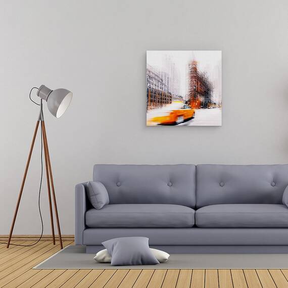 Tablou Canvas - Taxi, Marime: 60 x 60 cm - 2- Roveli