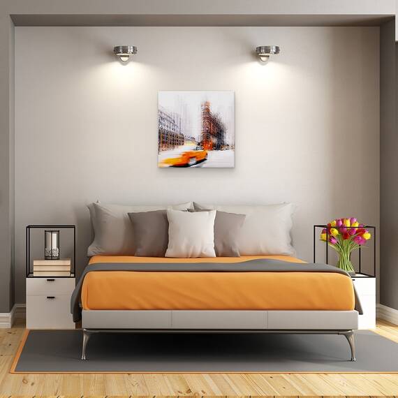 Tablou Canvas - Taxi, Marime: 60 x 60 cm - 3- Roveli