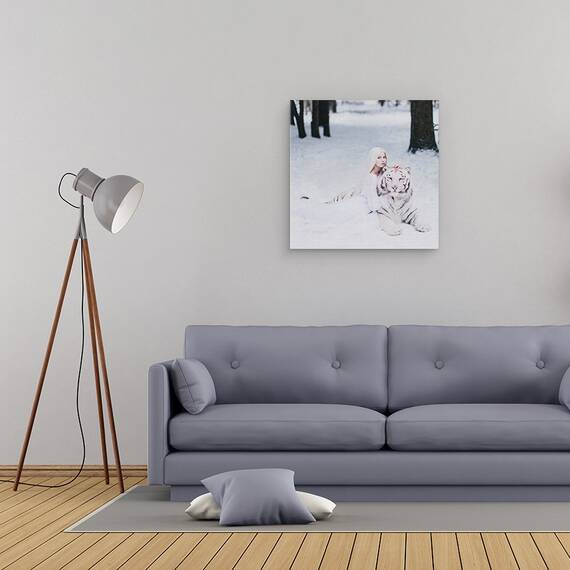 Tablou Canvas - Tigru, Marime: 60 x 60 cm - 2- Roveli