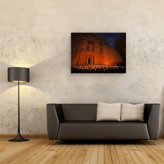 Tablou Canvas - Treasury - Vedere Nocturna, Marime: 50 x 70 cm - 2- Roveli