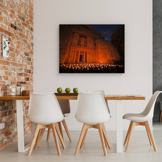 Tablou Canvas - Treasury - Vedere Nocturna, Marime: 50 x 70 cm - 4- Roveli