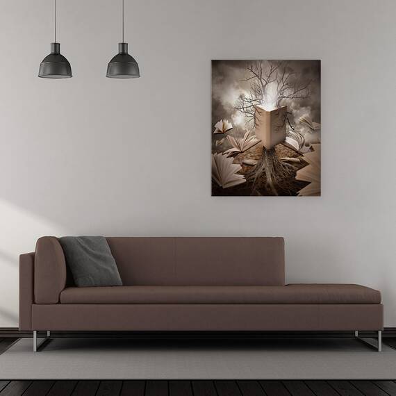 Tablou Canvas - Vechea Carte De Povesti, Marime: 40 x 50 cm - 2- Roveli