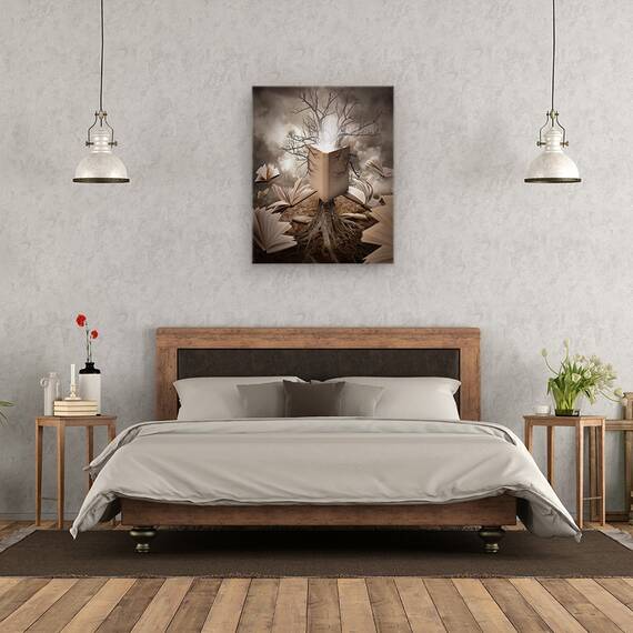 Tablou Canvas - Vechea Carte De Povesti, Marime: 40 x 50 cm - 3- Roveli