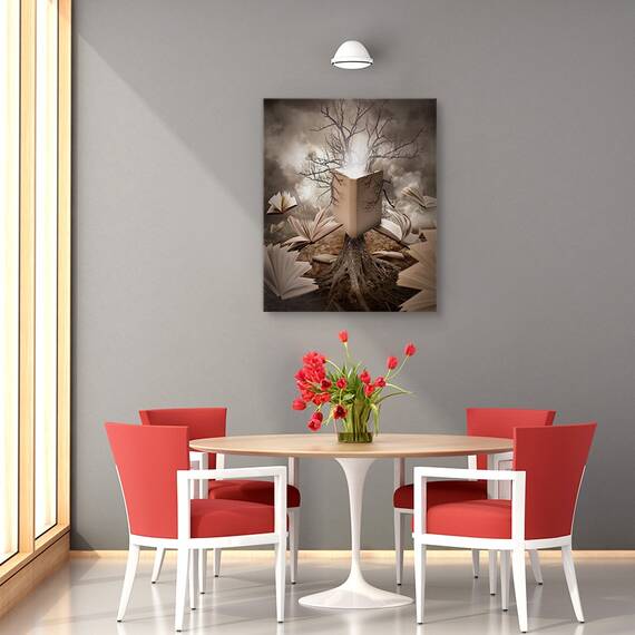 Tablou Canvas - Vechea Carte De Povesti, Marime: 40 x 50 cm - 4- Roveli