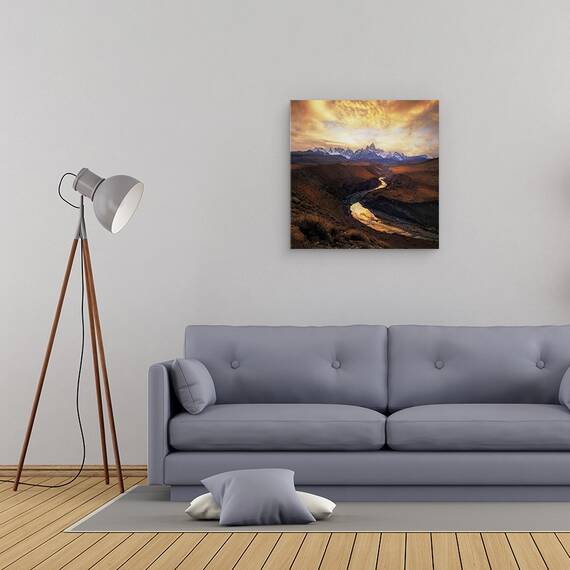 Tablou Canvas - Vedere Din Defileu, Marime: 60 x 60 cm - 2- Roveli