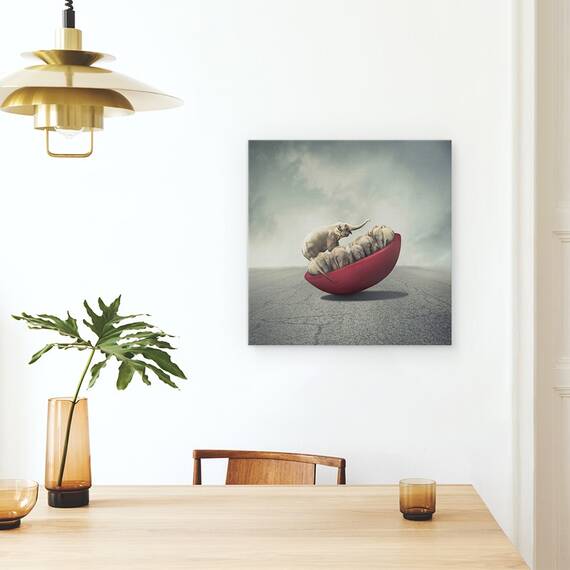 Tablou Canvas - Viata Presupune Echilibru, Marime: 60 x 60 cm - 4- Roveli