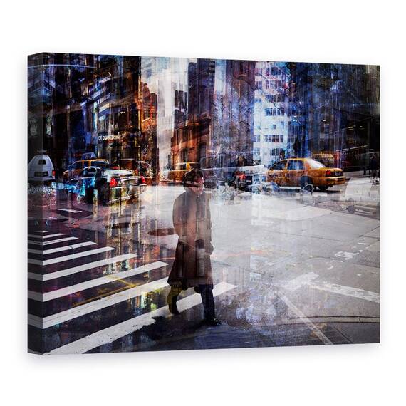 Tablou Canvas - Woody Allen Trecand, Marime: 50 x 70 cm - - Roveli