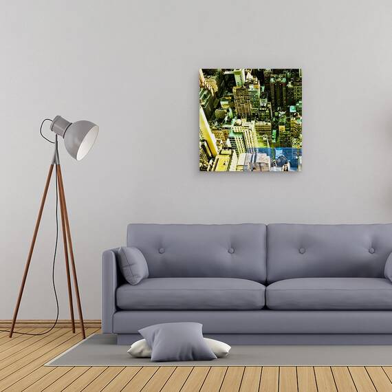 Tablou Canvas - Albastru, Marime: 60 x 60 cm - 2- Roveli