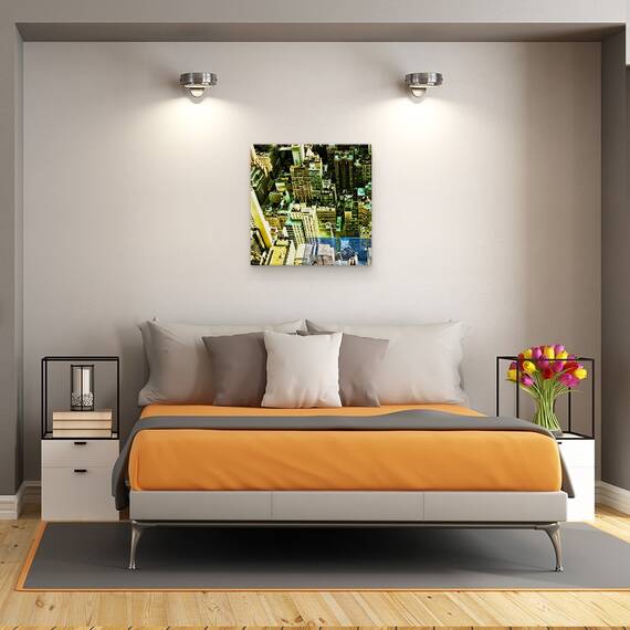 Tablou Canvas - Albastru, Marime: 60 x 60 cm - 3- Roveli