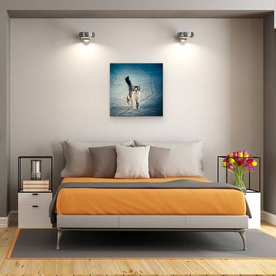 Tablou Canvas - Bufnita Mica, Marime: 60 x 60 cm - 3- Roveli