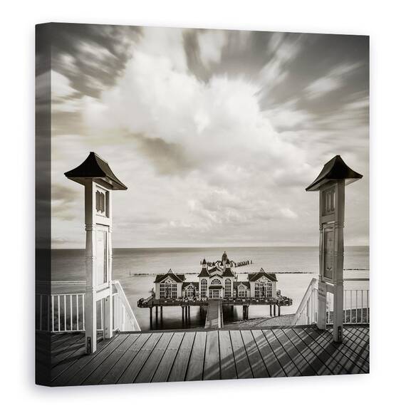 Tablou Canvas - Buna Dimineata, Sellin, Marime: 60 x 60 cm - - Roveli