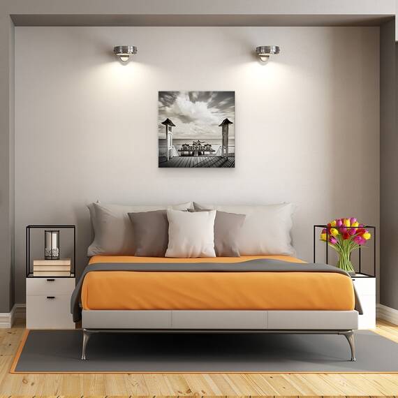 Tablou Canvas - Buna Dimineata, Sellin, Marime: 60 x 60 cm - 3- Roveli