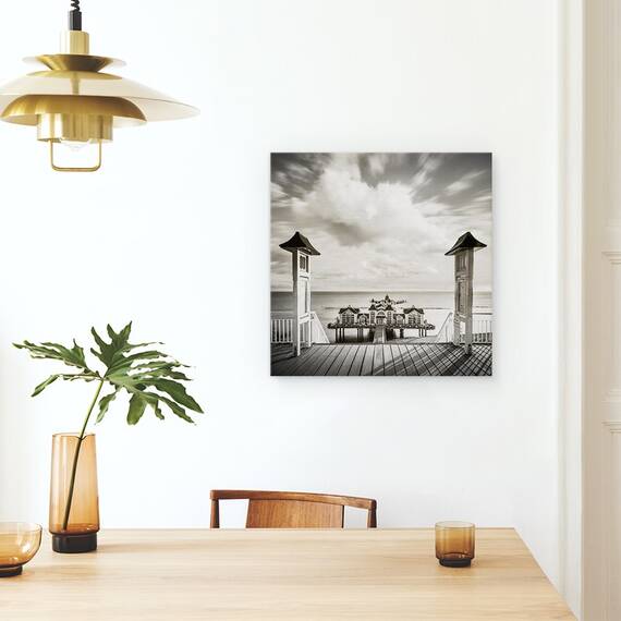 Tablou Canvas - Buna Dimineata, Sellin, Marime: 60 x 60 cm - 4- Roveli