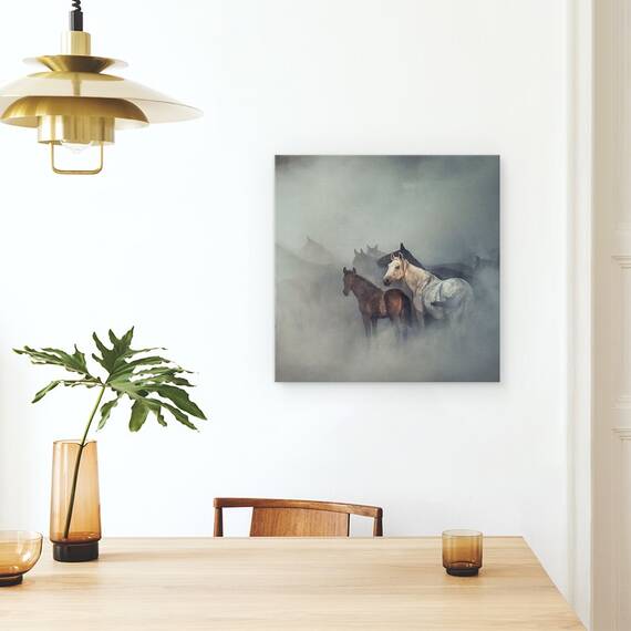 Tablou Canvas - Caii Pierduti, Marime: 60 x 60 cm - 4- Roveli