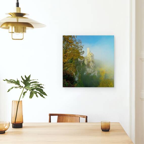 Tablou Canvas - Castelul Lichtenstein, Marime: 60 x 60 cm - 4- Roveli