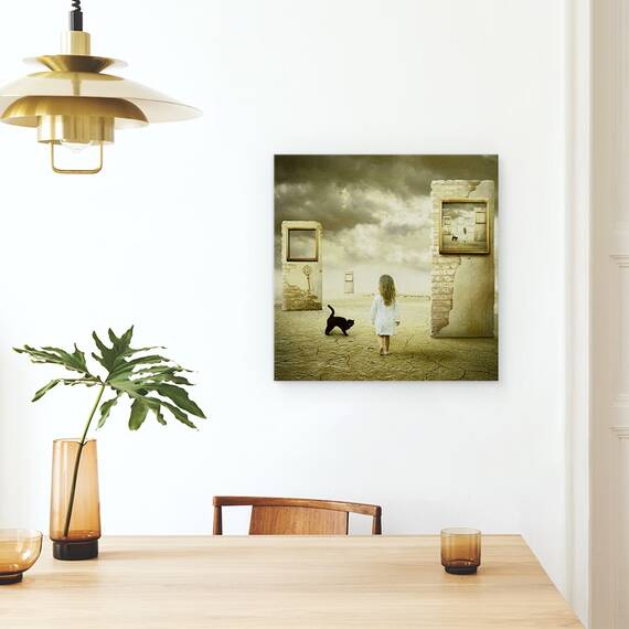 Tablou Canvas - Cheia Schelet, Marime: 60 x 60 cm - 4- Roveli