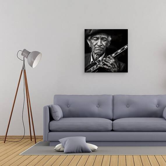Tablou Canvas - Chitaristul, Marime: 60 x 60 cm - 2- Roveli
