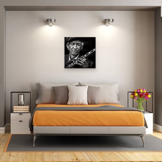 Tablou Canvas - Chitaristul, Marime: 60 x 60 cm - 3- Roveli