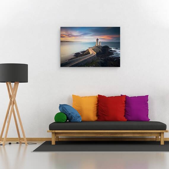 Tablou Canvas - Farul Petit Minou, Marime: 40 x 60 cm - 2- Roveli