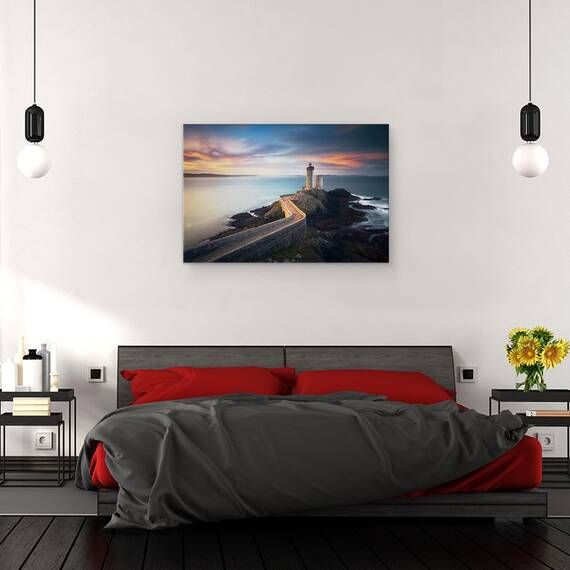 Tablou Canvas - Farul Petit Minou, Marime: 40 x 60 cm - 3- Roveli