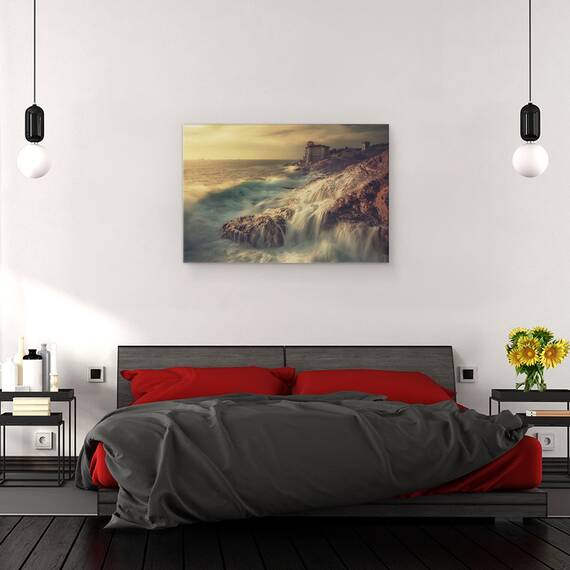 Tablou Canvas - Furtuna De Aur, Marime: 40 x 60 cm - 3- Roveli