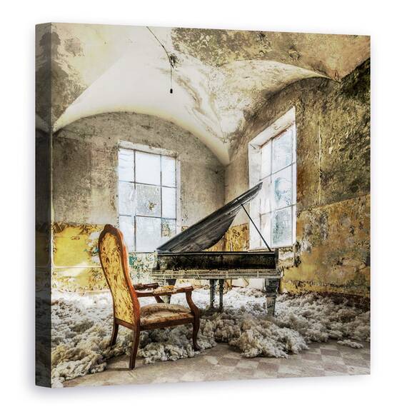Tablou Canvas - In Ceruri, Marime: 60 x 60 cm - - Roveli