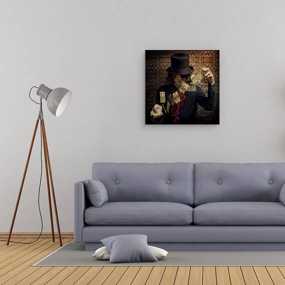 Tablou Canvas - Incearca-Ti Norocul, Marime: 60 x 60 cm - 2- Roveli