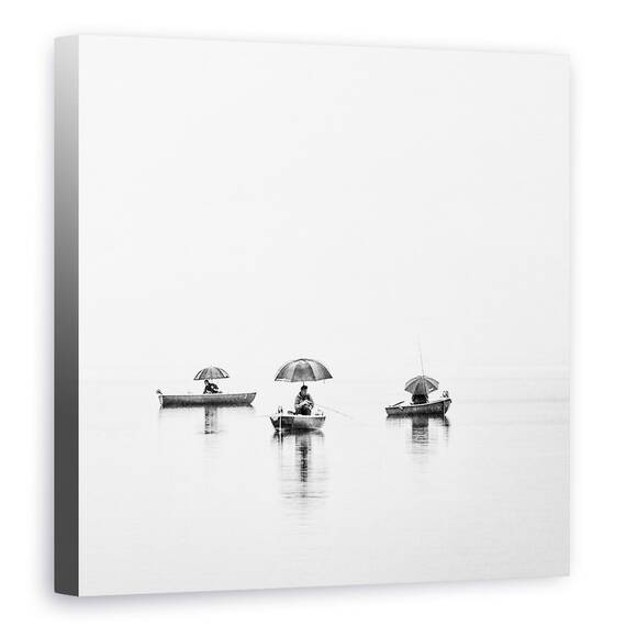 Tablou Canvas - Lumea Pescarilor, Marime: 60 x 60 cm - - Roveli