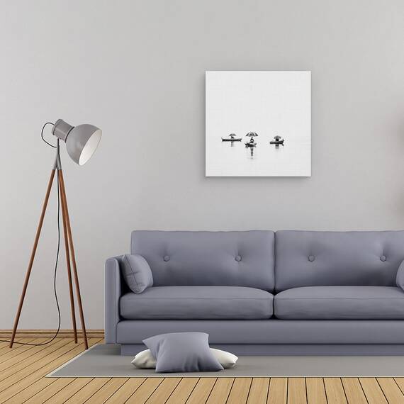 Tablou Canvas - Lumea Pescarilor, Marime: 60 x 60 cm - 2- Roveli
