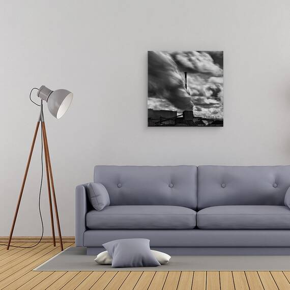 Tablou Canvas - Nici O Industrie Energetica Nu Va Detine Vreodata Soarele, Marime: 60 x 60 cm - 2- Roveli