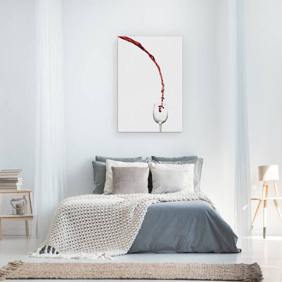 Tablou Canvas - O Ceasca De Vin, Marime: 40 x 60 cm - 3- Roveli