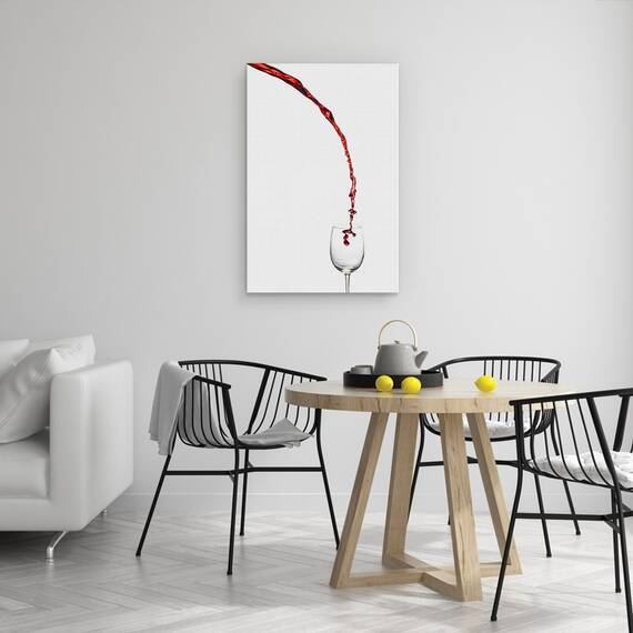 Tablou Canvas - O Ceasca De Vin, Marime: 40 x 60 cm - 4- Roveli