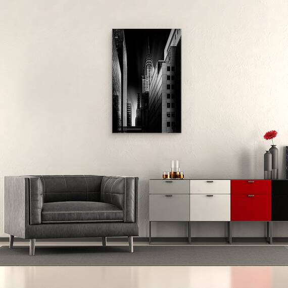 Tablou Canvas - Oras Intunecat, Marime: 40 x 60 cm - 2- Roveli