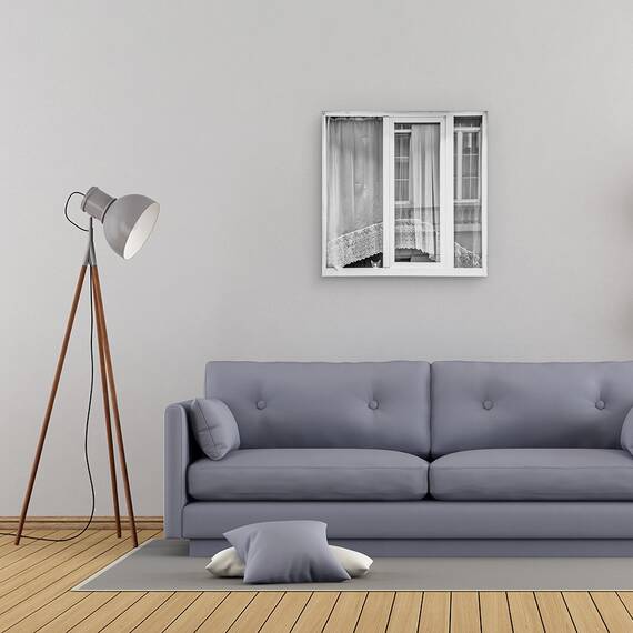 Tablou Canvas - Pisoiul Din Fereastra, Marime: 60 x 60 cm - 2- Roveli