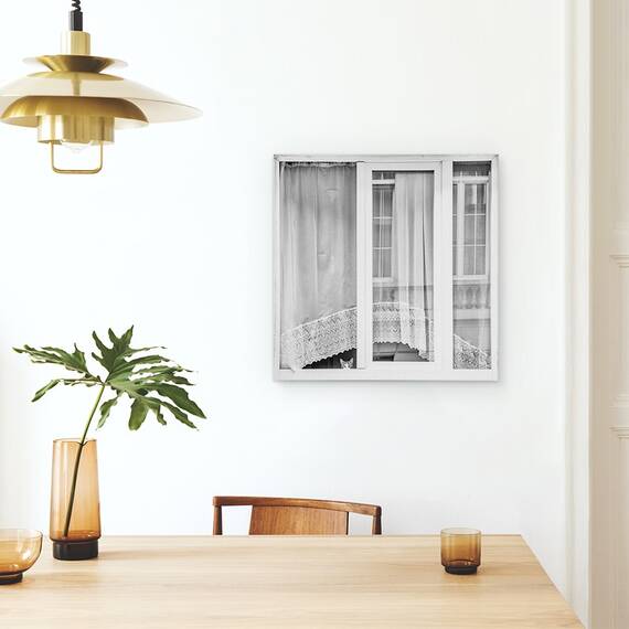 Tablou Canvas - Pisoiul Din Fereastra, Marime: 60 x 60 cm - 4- Roveli