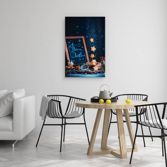 Tablou Canvas - Pune-Ti O Dorinta, Craciun Fericit, Marime: 40 x 60 cm - 4- Roveli