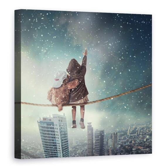 Tablou Canvas - Sa Ninga, Marime: 60 x 60 cm - - Roveli
