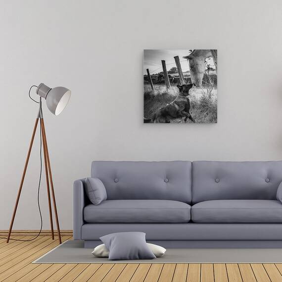 Tablou Canvas - Sarutul Prietenului, Marime: 60 x 60 cm - 2- Roveli