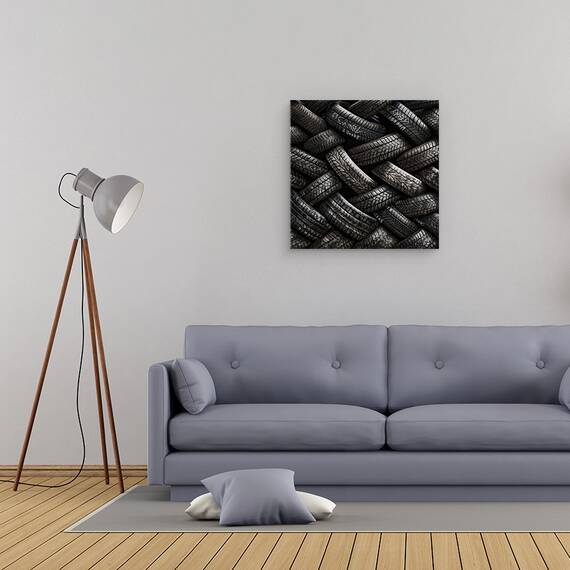 Tablou Canvas - Senzatie De Oboseala, Marime: 60 x 60 cm - 2- Roveli