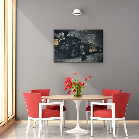 Tablou Canvas - Sfarsitul Liniei, Marime: 40 x 60 cm - 4- Roveli
