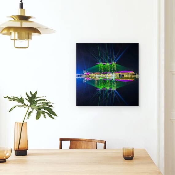Tablou Canvas - Singapore Marina Bay, Marime: 60 x 60 cm - 4- Roveli
