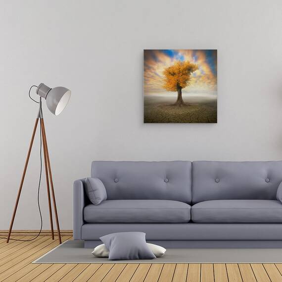 Tablou Canvas - Singuratic, Marime: 60 x 60 cm - 2- Roveli