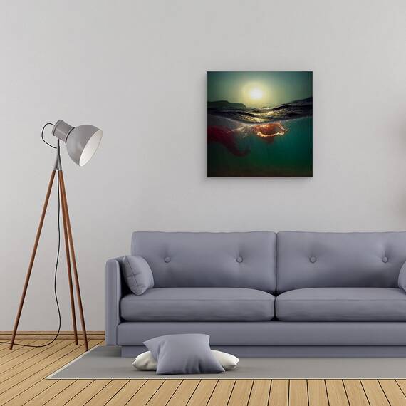Tablou Canvas - Sirena, Marime: 60 x 60 cm - 2- Roveli
