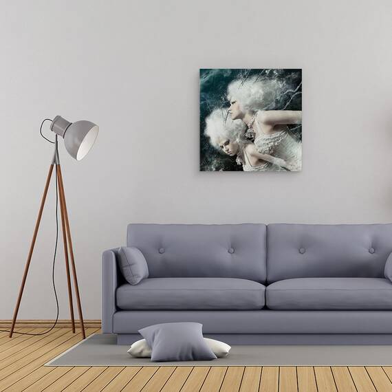 Tablou Canvas - Spirite Ale Campului De Iarna, Marime: 60 x 60 cm - 2- Roveli