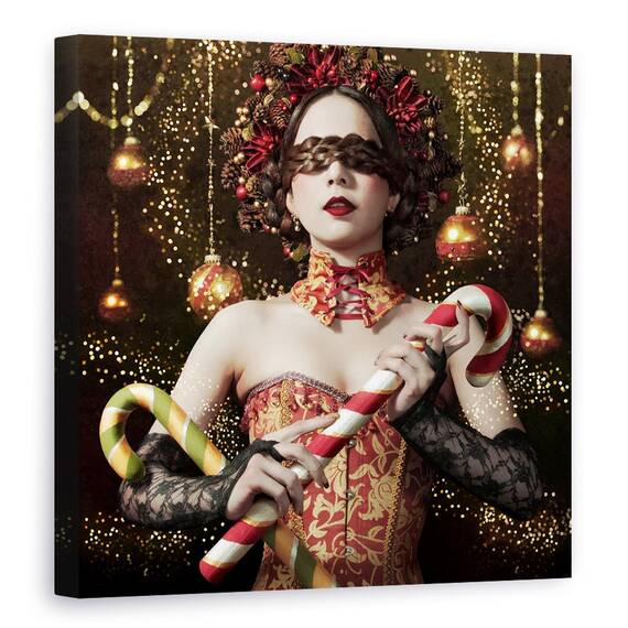 Tablou Canvas - Stapana Noptii Stralucitoare, Marime: 60 x 60 cm - - Roveli