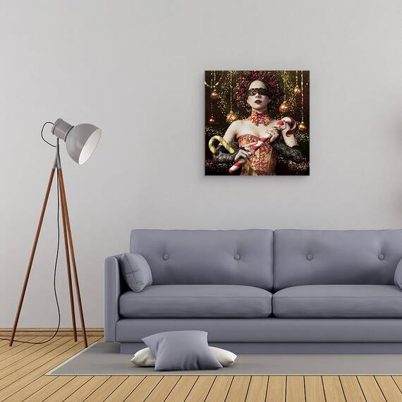 Tablou Canvas - Stapana Noptii Stralucitoare, Marime: 60 x 60 cm - 2- Roveli