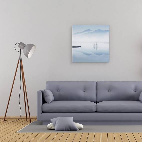 Tablou Canvas - Tacerea Albastra, Marime: 60 x 60 cm - 2- Roveli