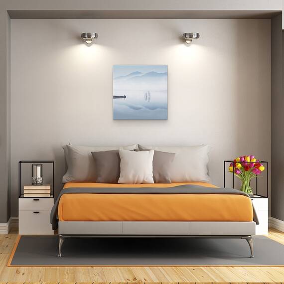 Tablou Canvas - Tacerea Albastra, Marime: 60 x 60 cm - 3- Roveli