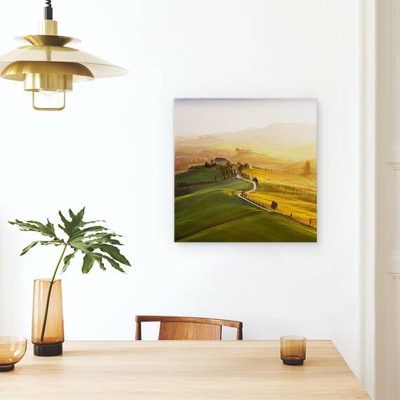 Tablou Canvas - Val D'Orcia, Marime: 60 x 60 cm - 4- Roveli